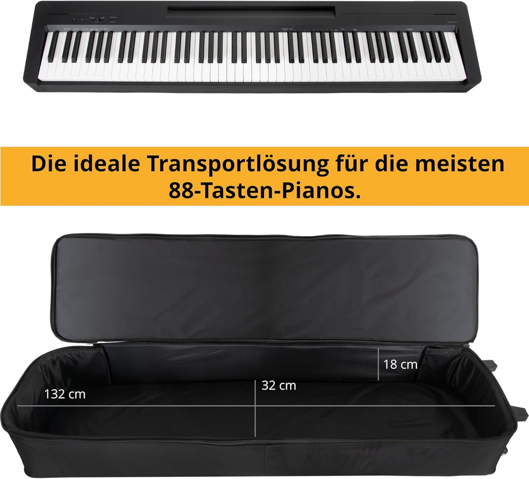 McGrey KBT-3222-88 Keyboardtrolley - Trolley-Gigbag für Keyboard & Piano mit 88 Tasten - Leicht, kom