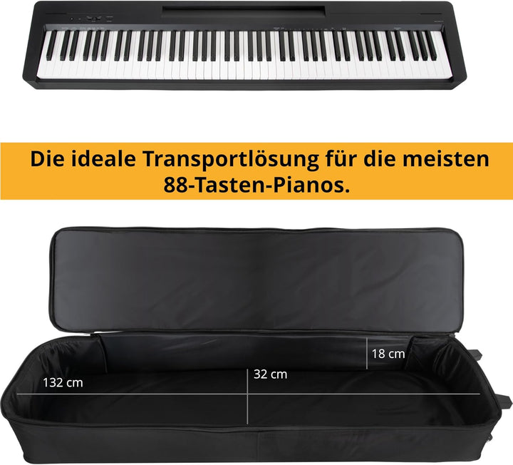 McGrey KBT-3222-88 Keyboardtrolley - Trolley-Gigbag für Keyboard & Piano mit 88 Tasten - Leicht, kom