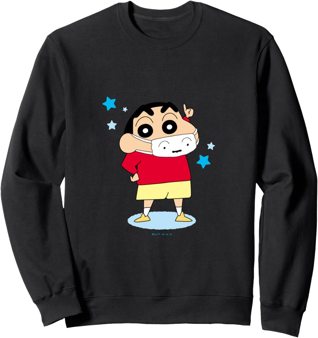 Crayon Shin-chan DON'T FORGET PUTTING ON A MASK Sweatshirt