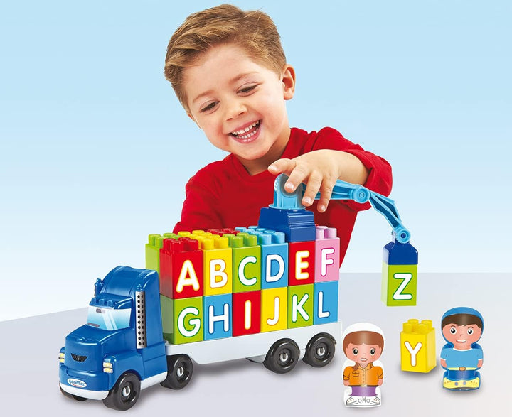 Abrick Buchstaben LKW mit Figuren (Ecoiffier 3352), LKW