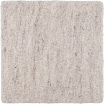myfelt Flache Filz-Sitzauflage/Stuhlauflage - Béla - quadratisch, 36x36 cm, Beige Beige Meliert, Bei