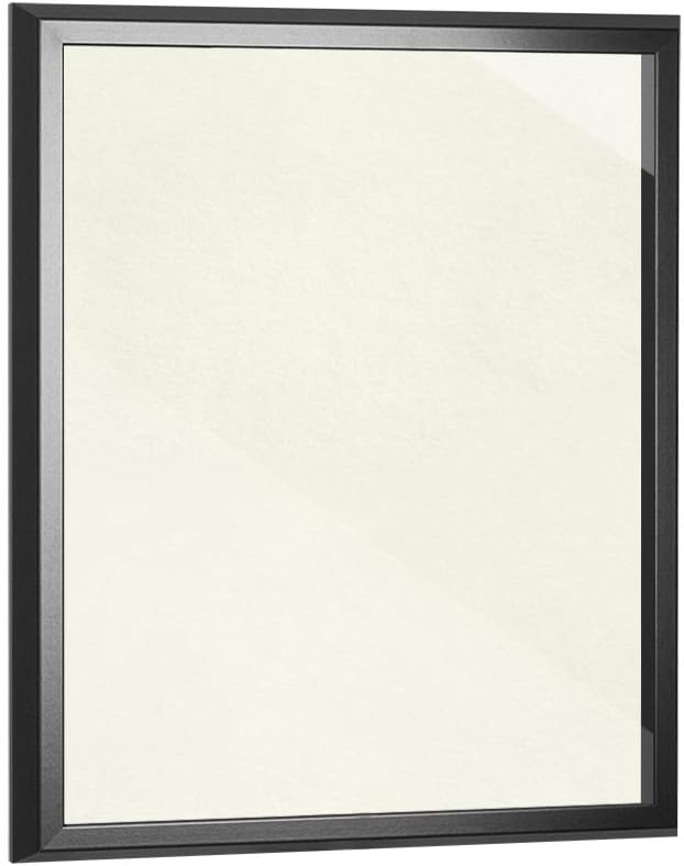 Objektrahmen 2 cm tiefer Bilderrahmen VARIANTO35 80x100 cm Schwarz matt mit Passepartout 80x100 cm I