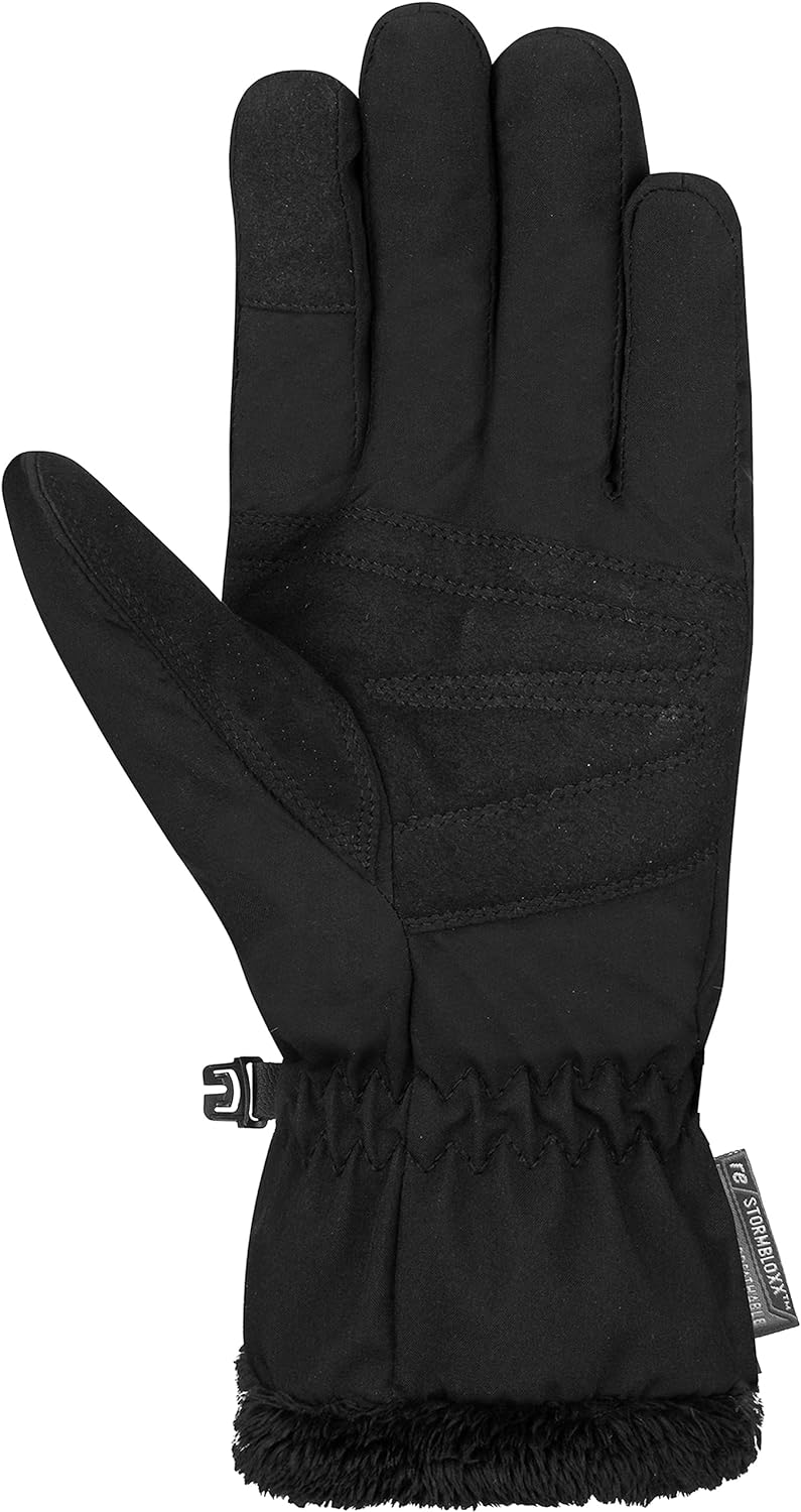 Reusch Damen Handschuhe Daily Lady Stormbloxx Winddicht, Extra Atmungsaktiv 6 Schwarz, 6 Schwarz