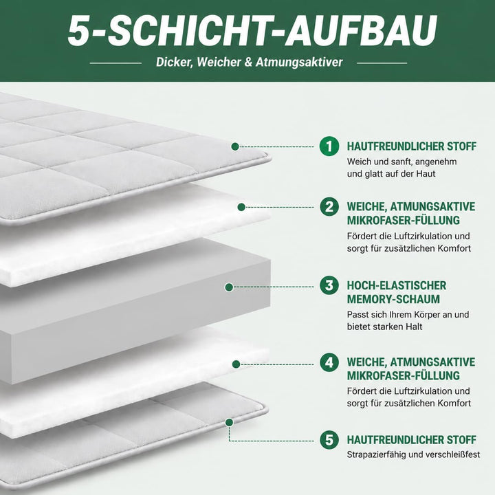 Futon Matratze 153x203cm Klappmatratze - 10cm dick Japanische Klappmatratze, Futon Gästebett, Bodenm