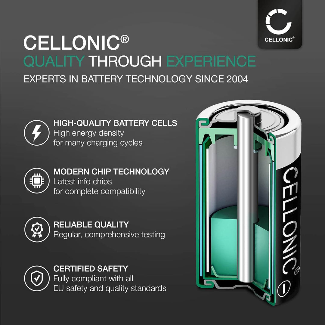 CELLONIC, Akku für Headset kompatibel mit Sony MW600, MH100 (250mAh, 3.7V) Ersatzakku GP0836L17