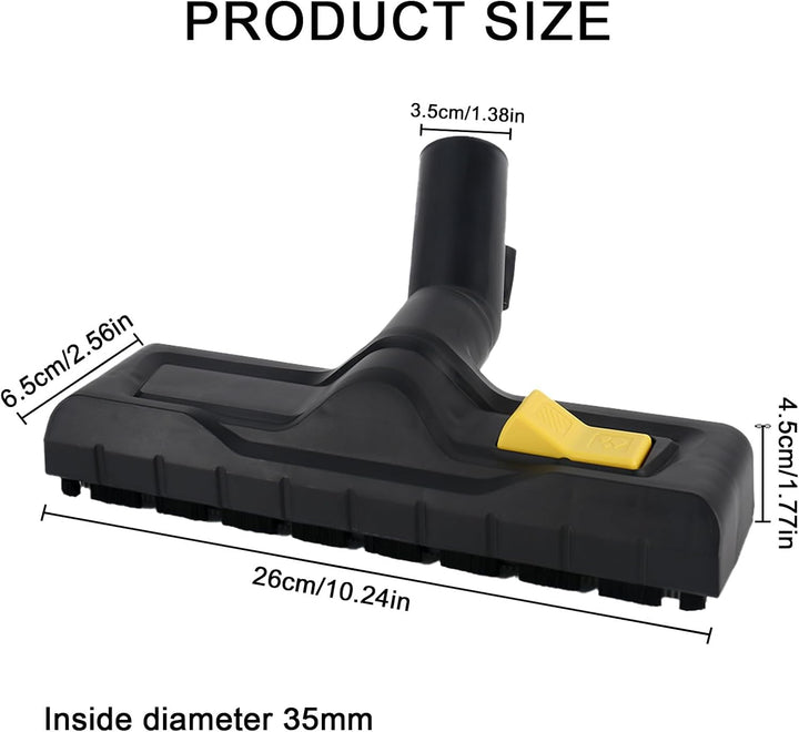 Staubsaugerdüse, 35mm für Kärcher Staubsauger Zubehör, Staubsauger Ersatzteile für Kärcher WD3, WD4,