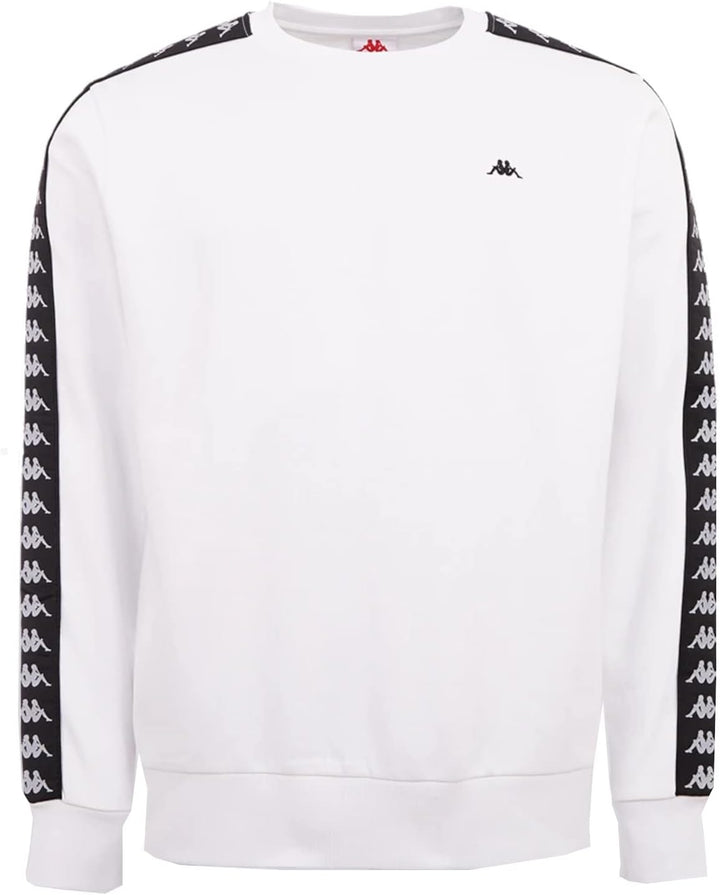 Kappa Herren Kappa sweatshirt 17 11-0601-weiss, 17 11-0601-weiss