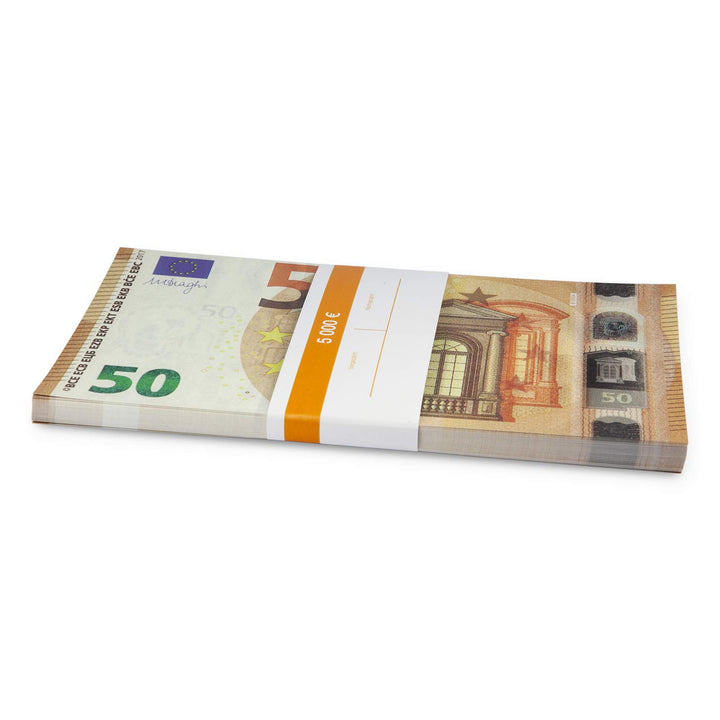 Litfax GmbH 50€ Euroschein/Euro-Geldscheine ca. 180x97 mm/banderoliert, je Pack. 75 Stück (3 PG) … 5
