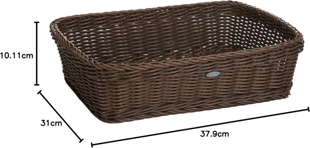 Westmark Mehrzweck-Korb, geeignet für Hotel und Gastronomie, Rechteckig, ca. 37 x 30 x 9 cm, Synthet