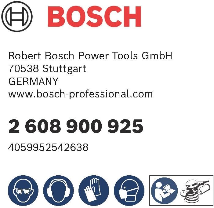 Bosch Accessories 50x Schleifpapier Expert C470 mit 6 Löchern (für Hartholz, Farbe auf Holz, Ø 150 m