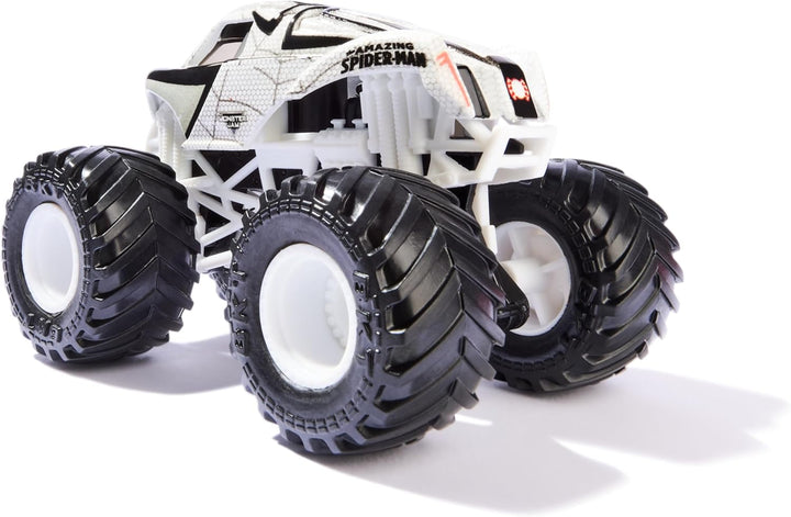 Monster Jam, Marvel Official Spider Man Monster Truck, Die-Cast Vehicle, 1:64 Scale, Super Hero Kids