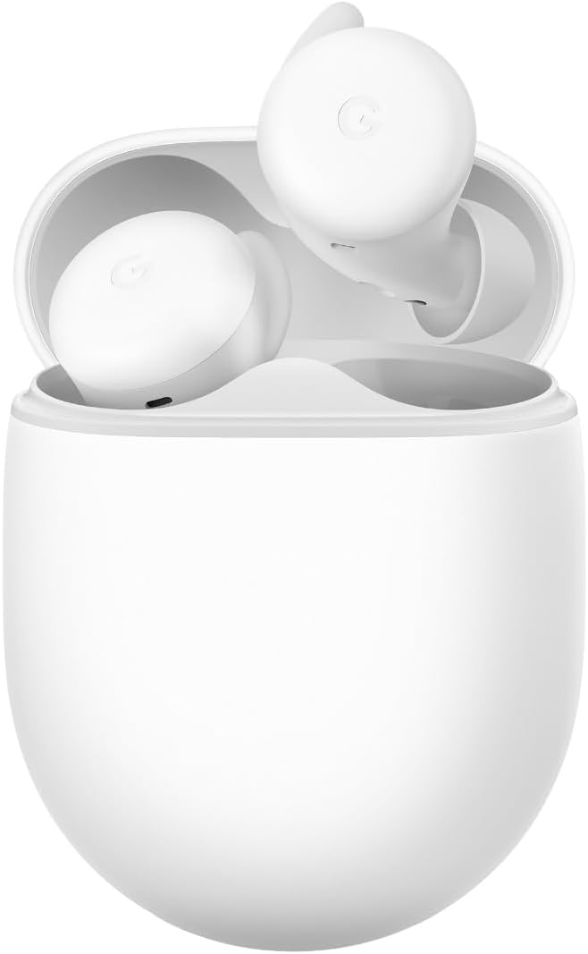 Google Pixel Buds A-Series – Kabellose Kopfhörer, Clearly White, Clearly White