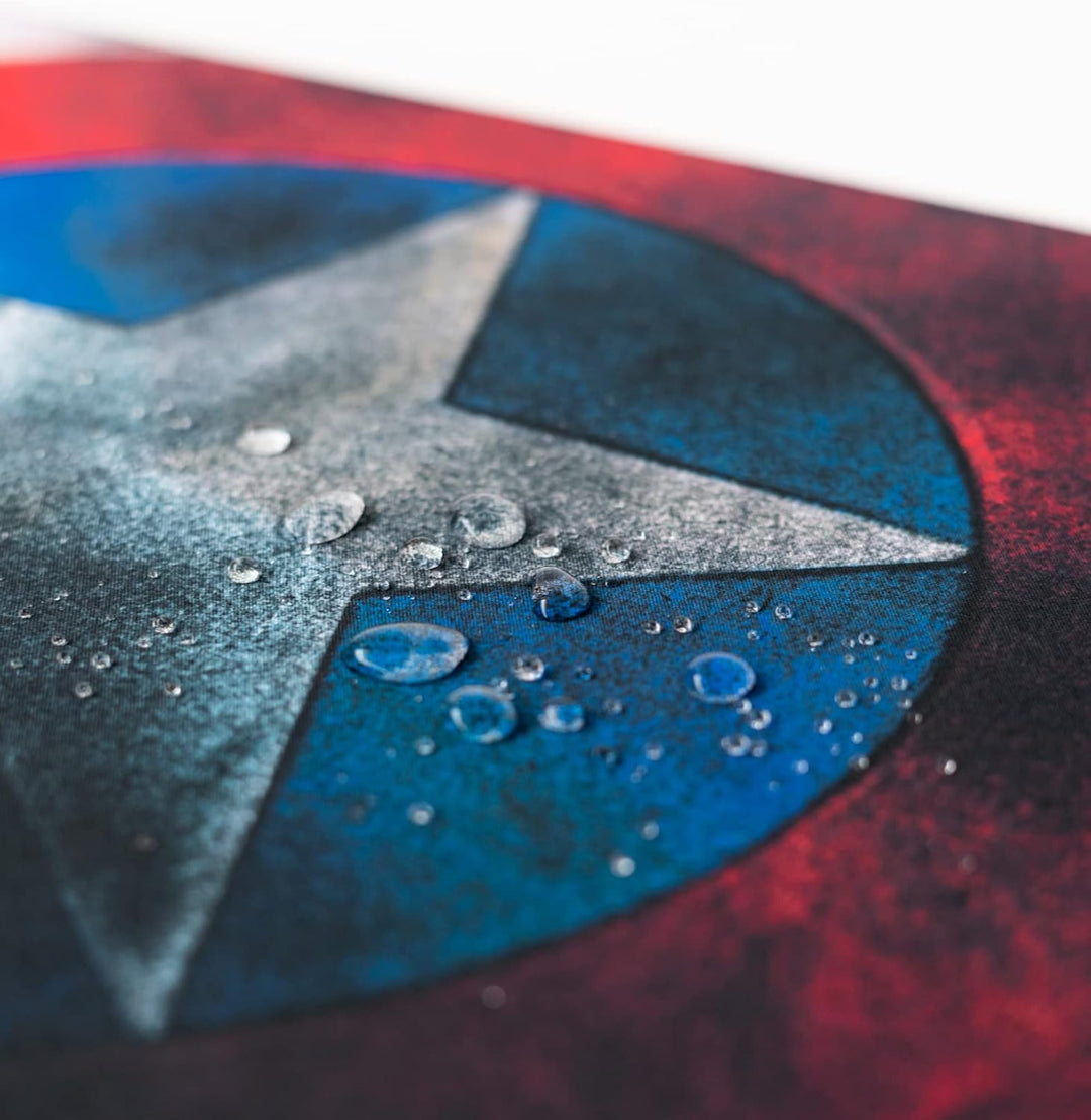 Grupo Erik Gaming Mauspad XXL Marvel Shild Gaming Mousepad XXL rutschfest und Wasserabweisend Mauspa
