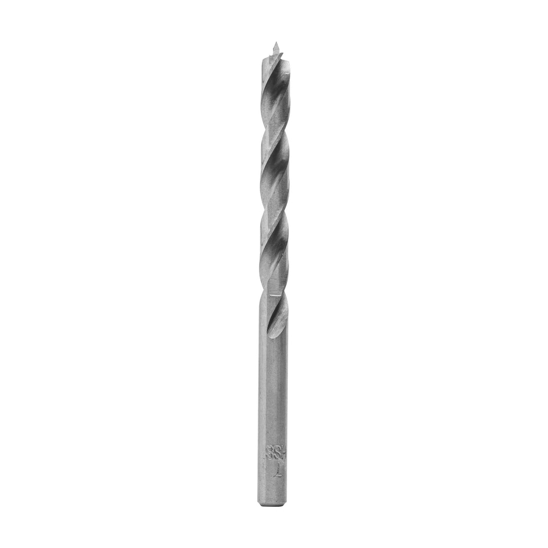 ENT 50070 Holzbohrer Ø 7,0 mm im 3er-Pack, HSS-G mit Zentrierspitze und Vorschneider, Nutzlänge 63 m