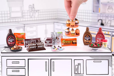 MGA's Miniverse Make It Mini Food - Brunch Multipack, Hershey Mini-Sammlerstücke, Harz-Bastelset, Na
