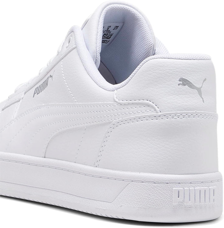 PUMA Unisex Zapatillas Sneaker, 35.5 EU White Silver Metallic