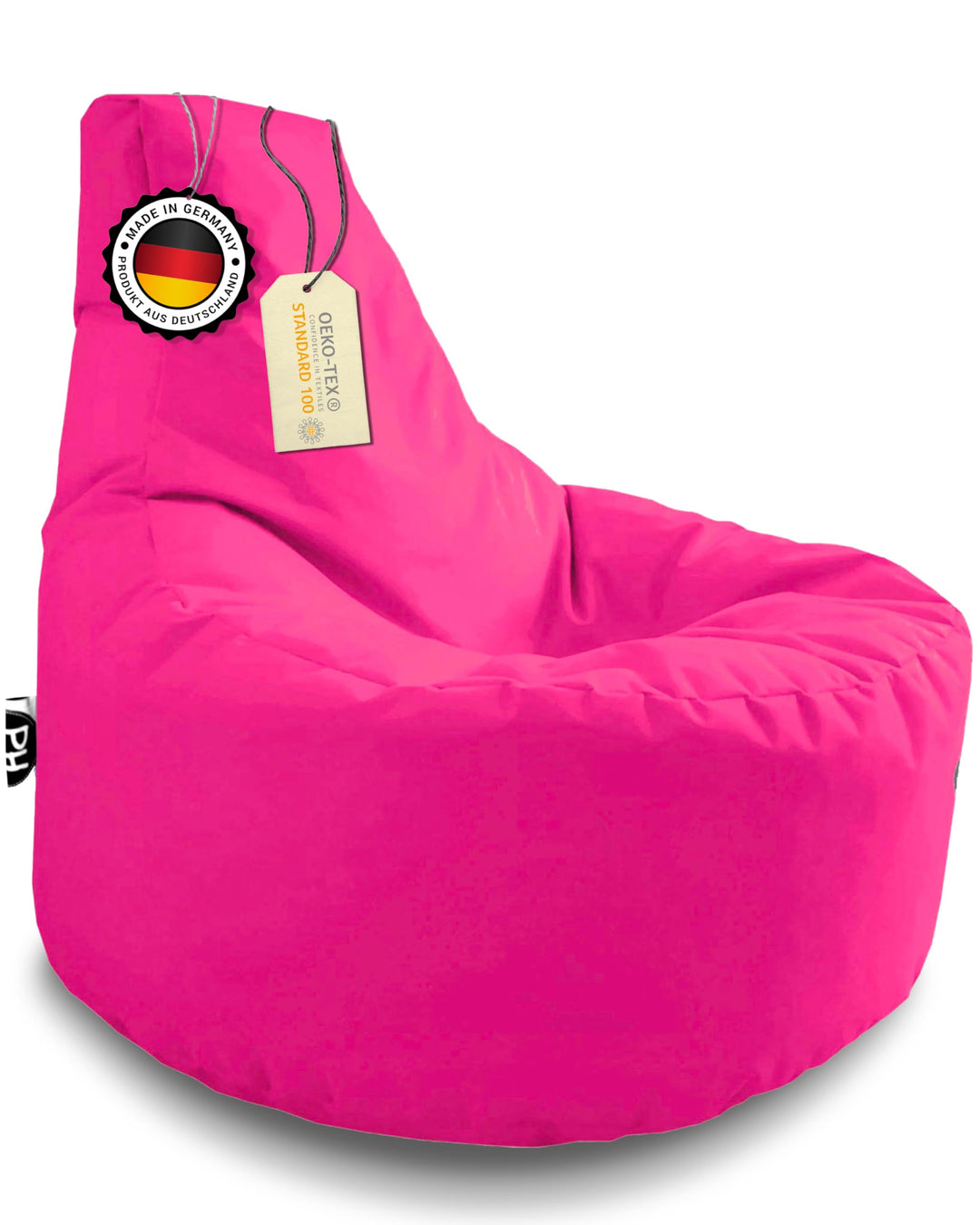 PATCH HOME Gamer Sessel mit Reissverschluss Lounge Kissen Sitzsack Sitzkissen Bean Bag In & Outdoor