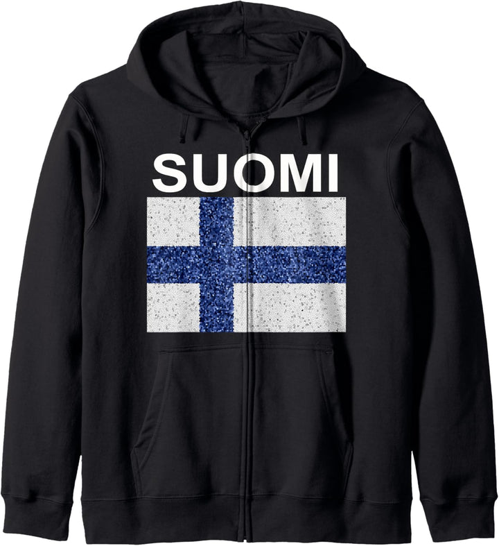 Tampere, Finland Flag Finnish City Kapuzenjacke