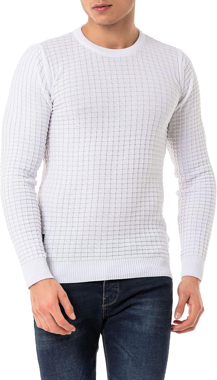 Red Bridge Herren Strickpullover Pullover L Weiss, L Weiss