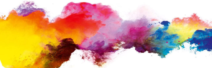 DIMEX Küchenrückwand Folie Selbstklebend FARBEXPLOSION 180 x 60 cm | Klebefolie - Dekofolie - Spritz