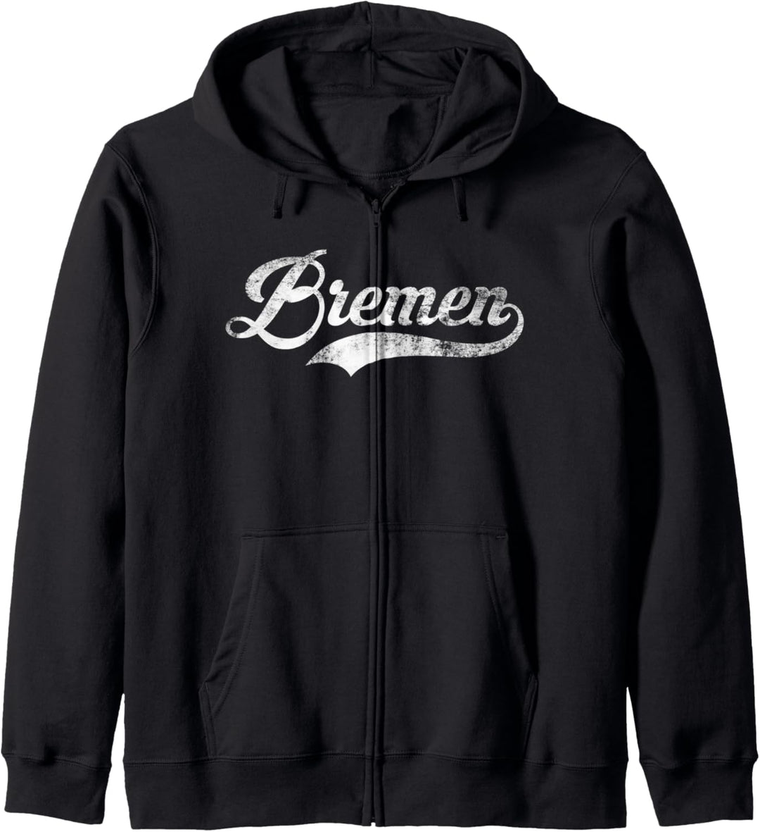 Bremen Stadt Vintage Design - Cool Old School Kapuzenjacke