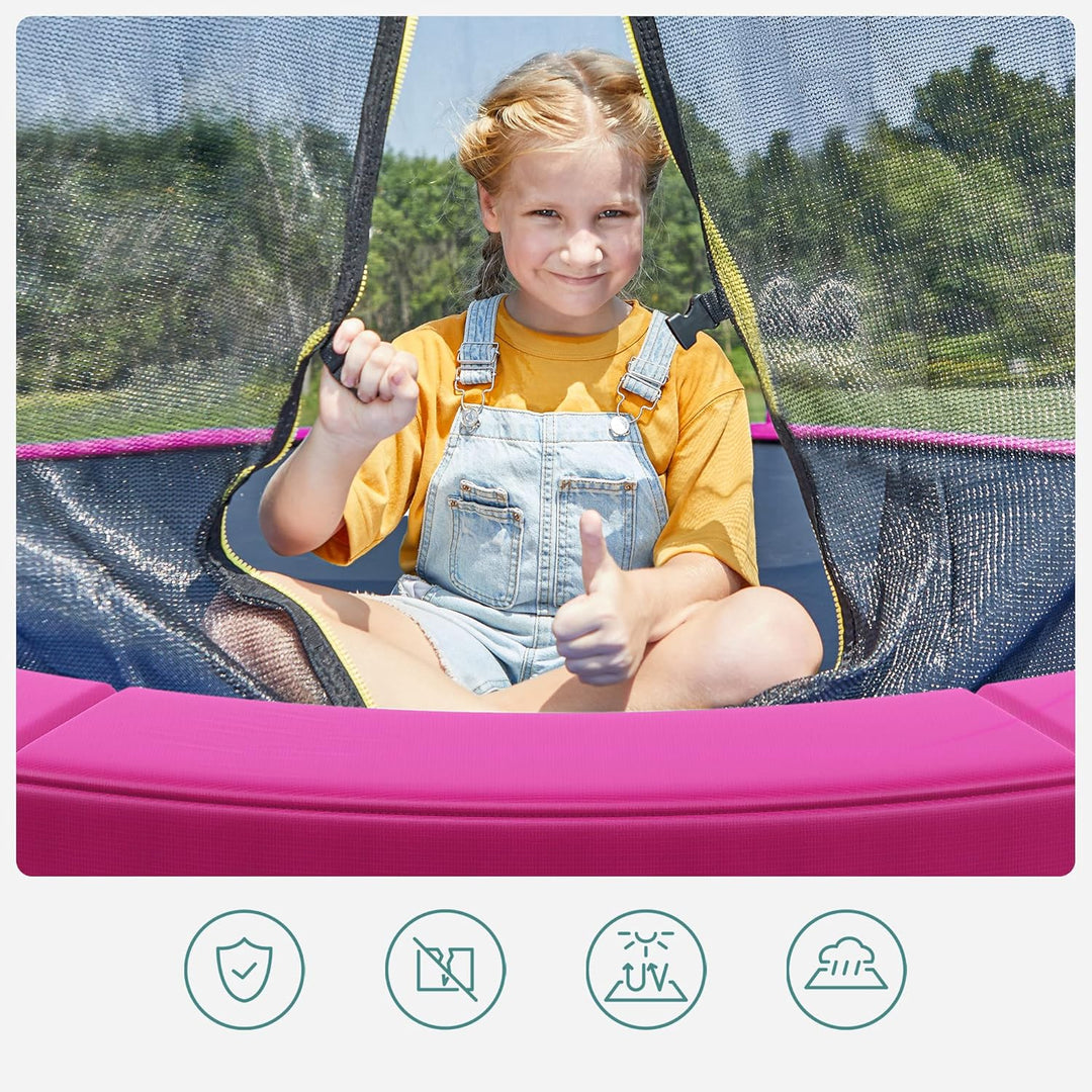 SONGMICS Trampolin Randabdeckung, Ø 183 244 305 366 427 cm, Federabdeckung, Randschutz, Sicherheitsm