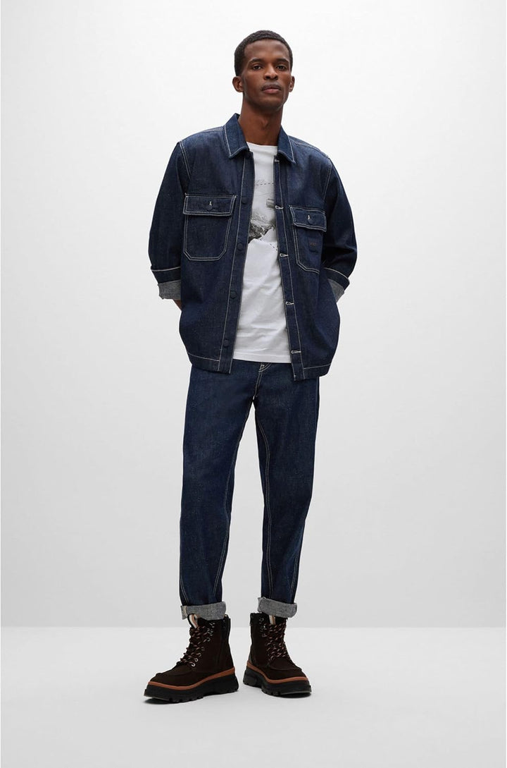 BOSS Herren Tatum Bc-c Jeans 29W / 34L Dunkelblau, 29W / 34L Dunkelblau