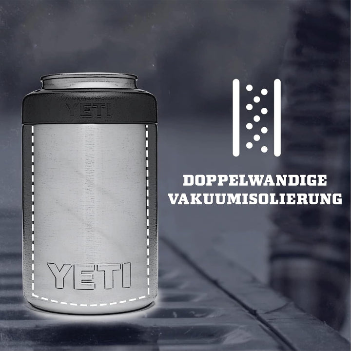 YETI Rambler Colster Dosenisolierer, White, 12oz (330ml) White - 12oz (330ml), White - 12oz (330ml)