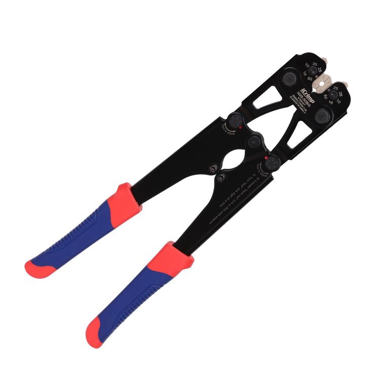 iCrimp Batteriekabelschuh Crimpzange 6–50 mm² mit Schnellwechselbacken | Kabelschuh Crimpzange mit e