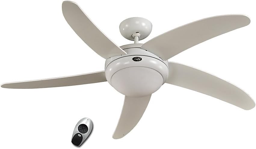 kaiserkraft | Deckenventilator ELICA | mit Fernbedienung | Lack weiss