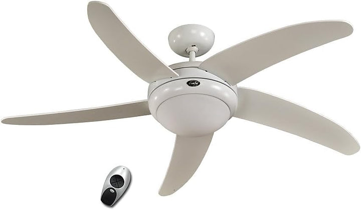 kaiserkraft | Deckenventilator ELICA | mit Fernbedienung | Lack weiss