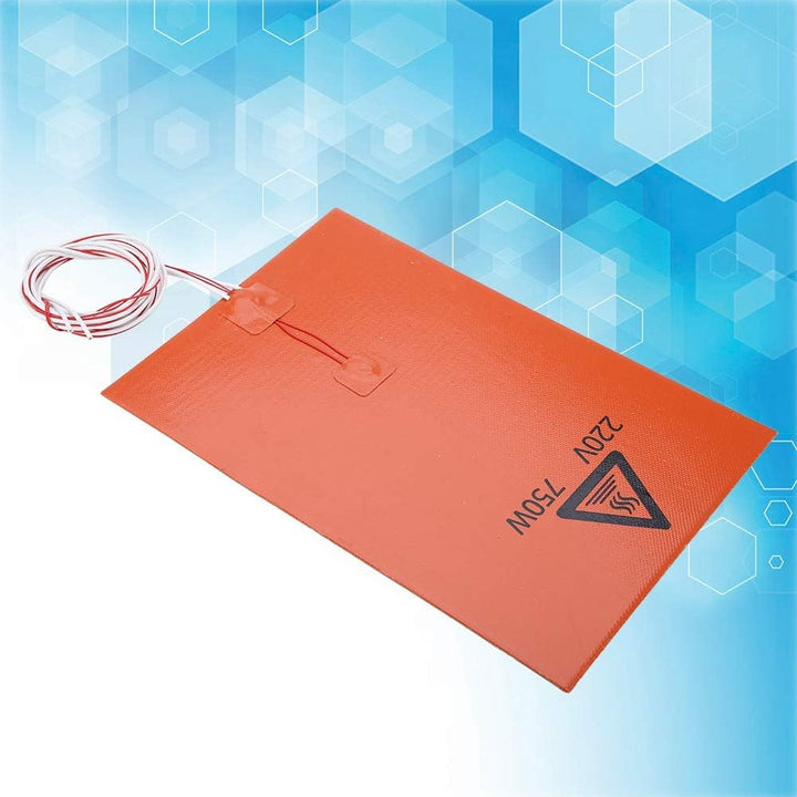 Beheiztes 3D-Pinter-Silikonbett mit Kleberücken, 3D-Druckerzubehör Hot Bed Pad, Umwandlung in hohe t