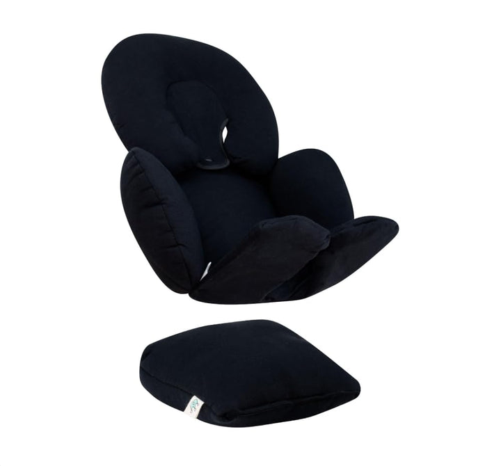 JYOKO Kids Sitzverkleinerer Antiallergikum Universal Baby 100% Baumwolle (Black Series, Enthält Kopf