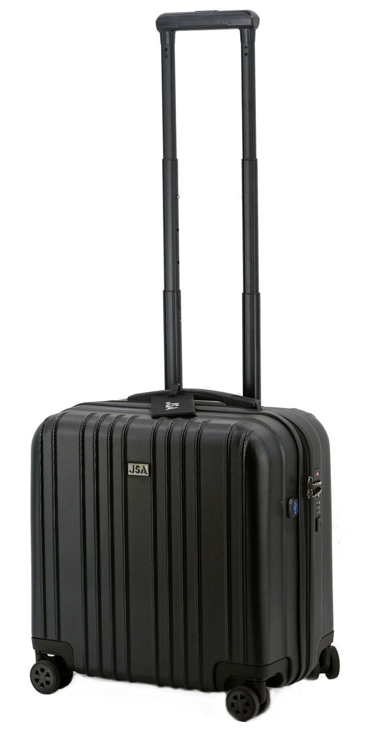 JSA 45554 Trolley-Koffer ABS, 2 in 1 Reisetrolley, Rollkoffer aus ABS Kunststoff, Reisekoffer mit do