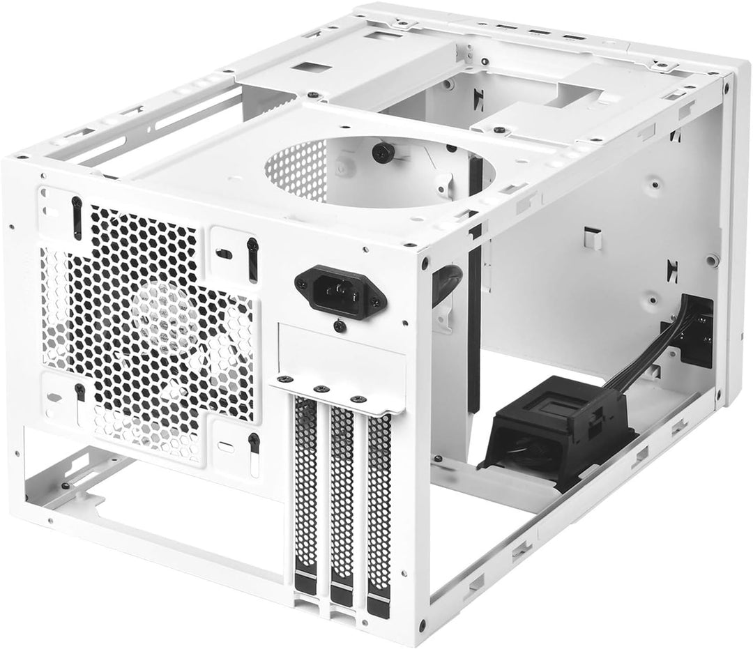 SilverStone Technology SUGO 14, Weiss, Mini-ITX-Würfelchassis, Unterstützt Grafikkarten in voller Lä