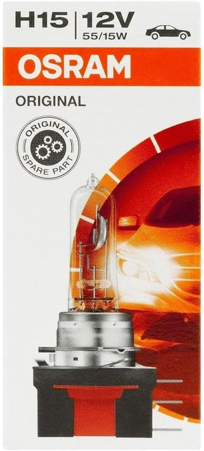 Osram ORIGINAL H15, 64176, 12V, 1er Faltschachtel, Weiss (Weiss)