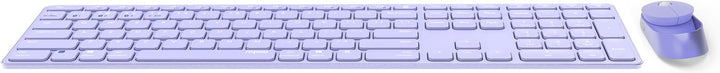 Rapoo 9850M kabelloses Tastatur-Maus Set Wireless Deskset 1600 DPI Sensor wiederaufladbarer Akku fla