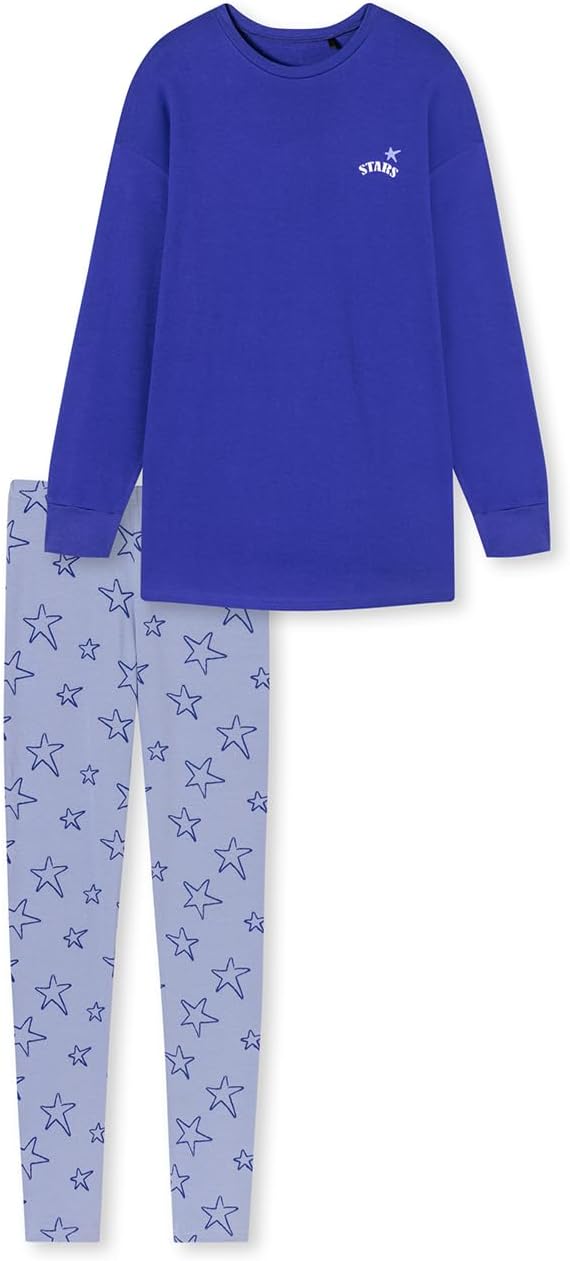 Schiesser Mädchen Schlafanzug Set Pyjama lang - 100% Organic Bio Baumwolle - Grösse 140 bis 176 176
