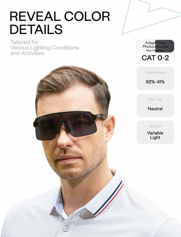 Mryok Ersatzgläser für Oakley Turbine Rotor Nicht Polarisiert - Eclipse Grey Photochrom. Mryok, Nich