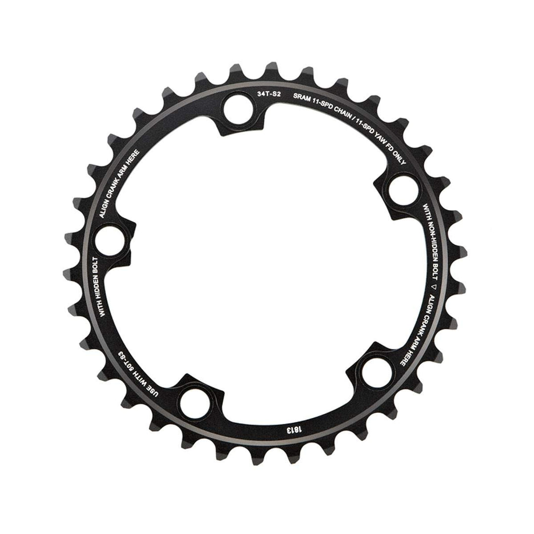 Sram Kettenblatt Road Red 22 11-Fach X-Glide R Yaw S2 110 alaun 3mm Einheitsgrösse, Einheitsgrösse