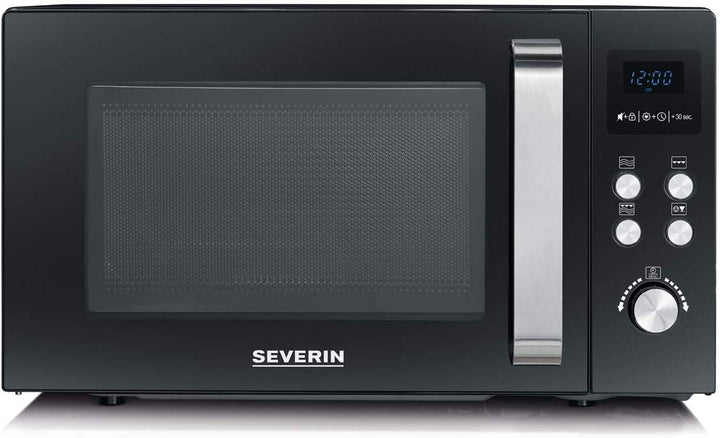SEVERIN MW 7750 2-in-1 Mikrowelle (800 W, mit Grillfunktion, Inklusive Grillrost und Drehteller, Ø 2