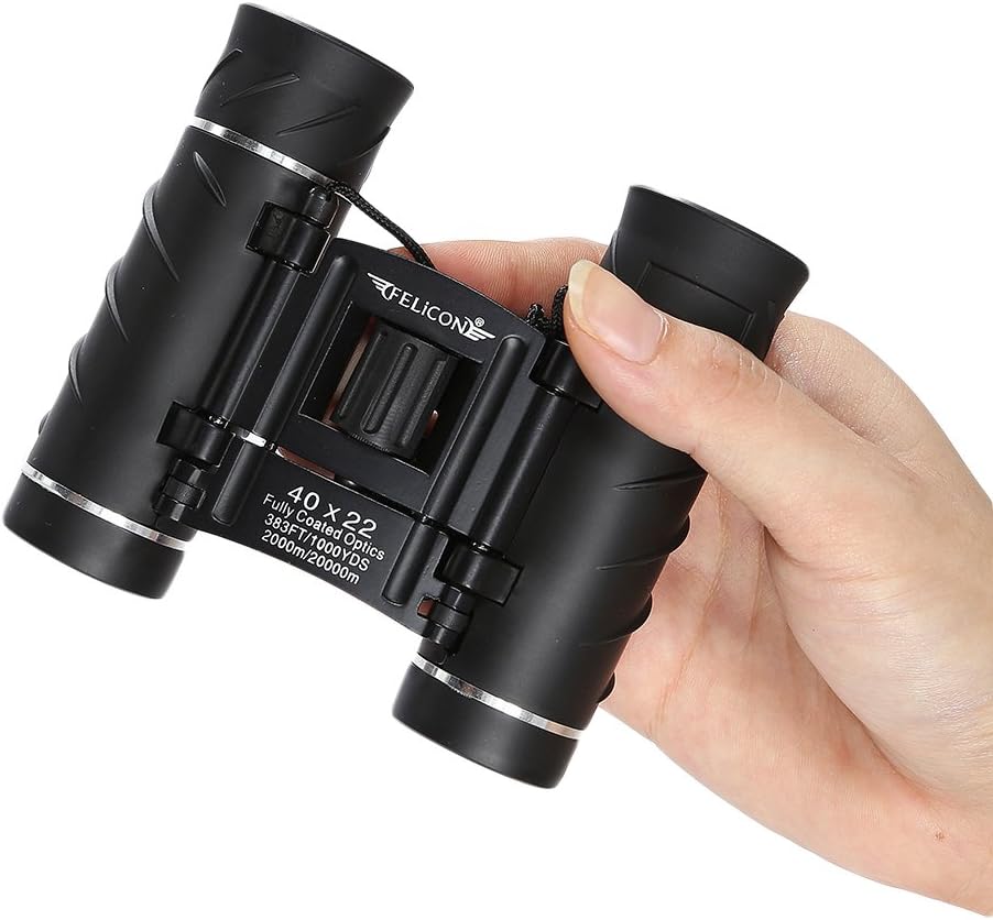 FELiCON Professional 40 × 22 Fernglas Teleskop HD-Optik Zoomobjektiv FMC BaK4 Fernglas im Taschenfor