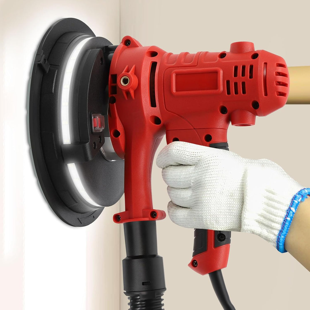 Trockenbauschleifer Wand und Deckenschleifer mit LED Beleuchtung 1200W Deckenschleifer Wandschleifer