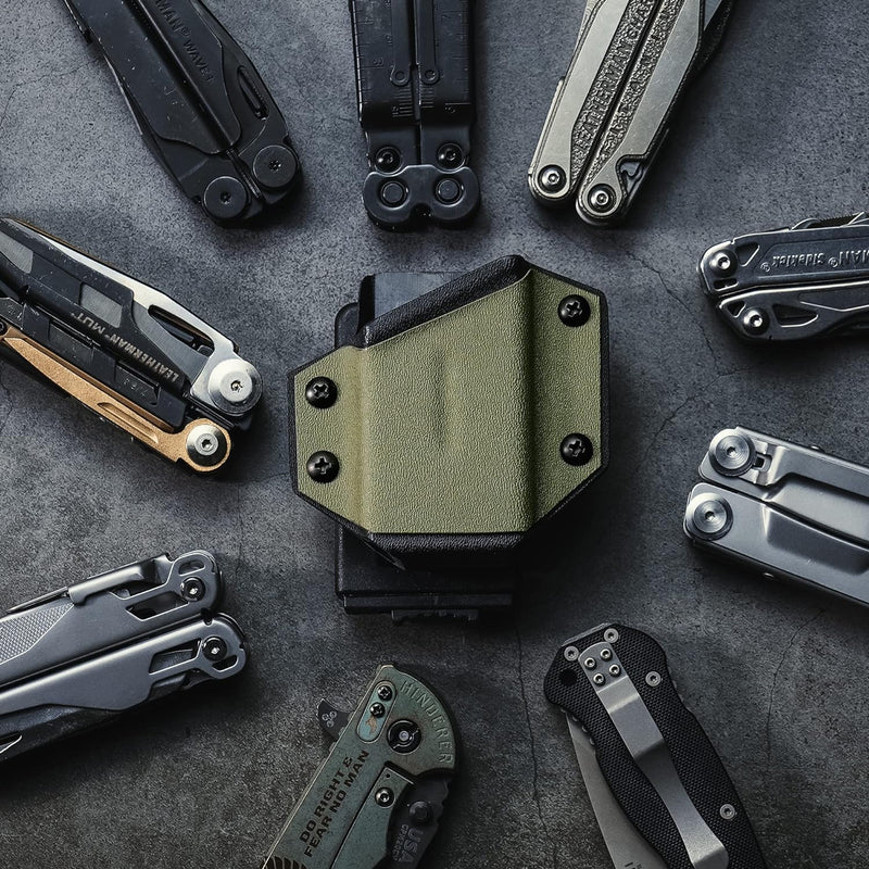TACTICAL GEEK Kydex Holster für LEATHERMAN Multitool, mit Einstellbare Spannung, Passend für die mei