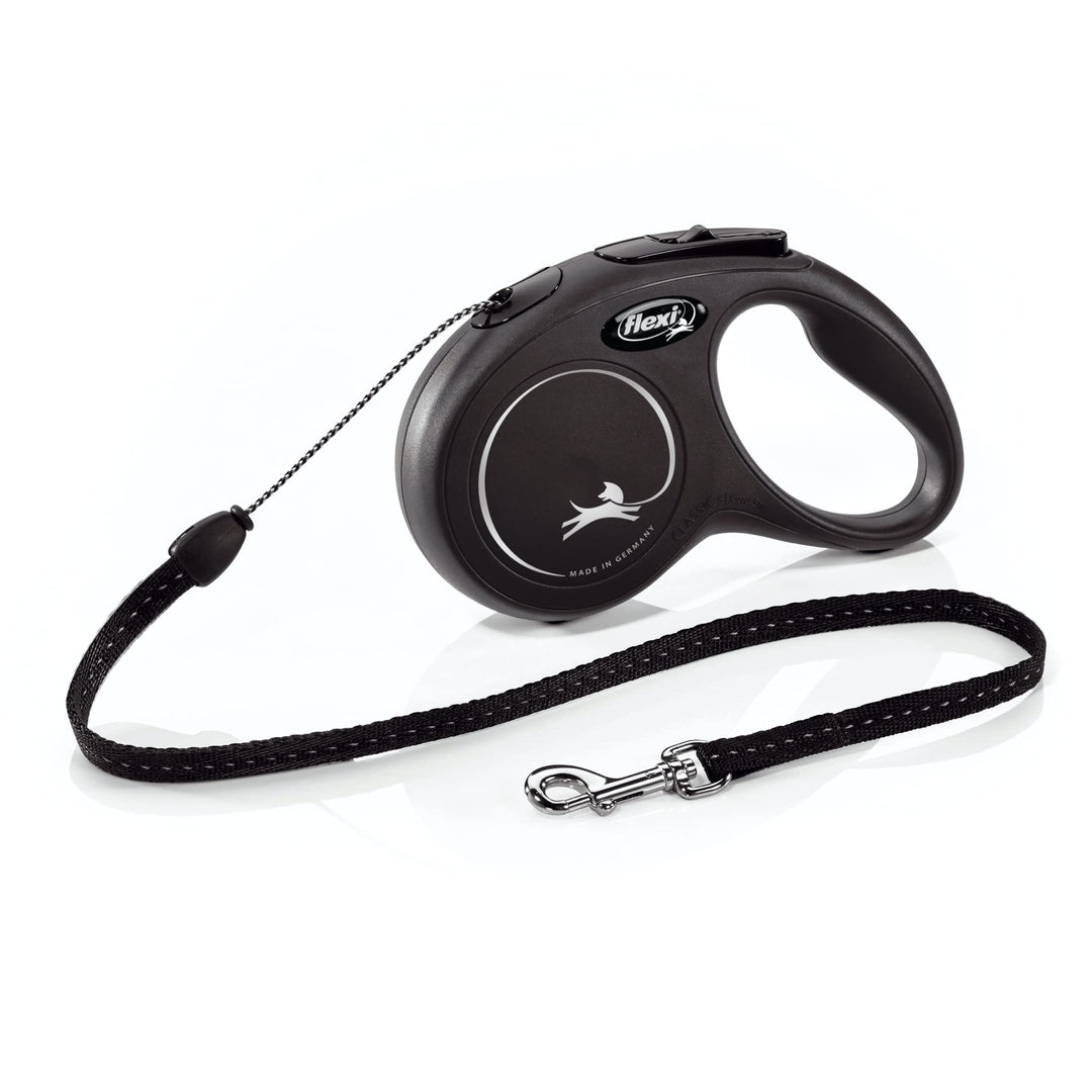 Flexi Classic Roll-Hundeleine (Seil), ergonomisch, langlebig und verhedderungsfrei, für Hunde bis zu