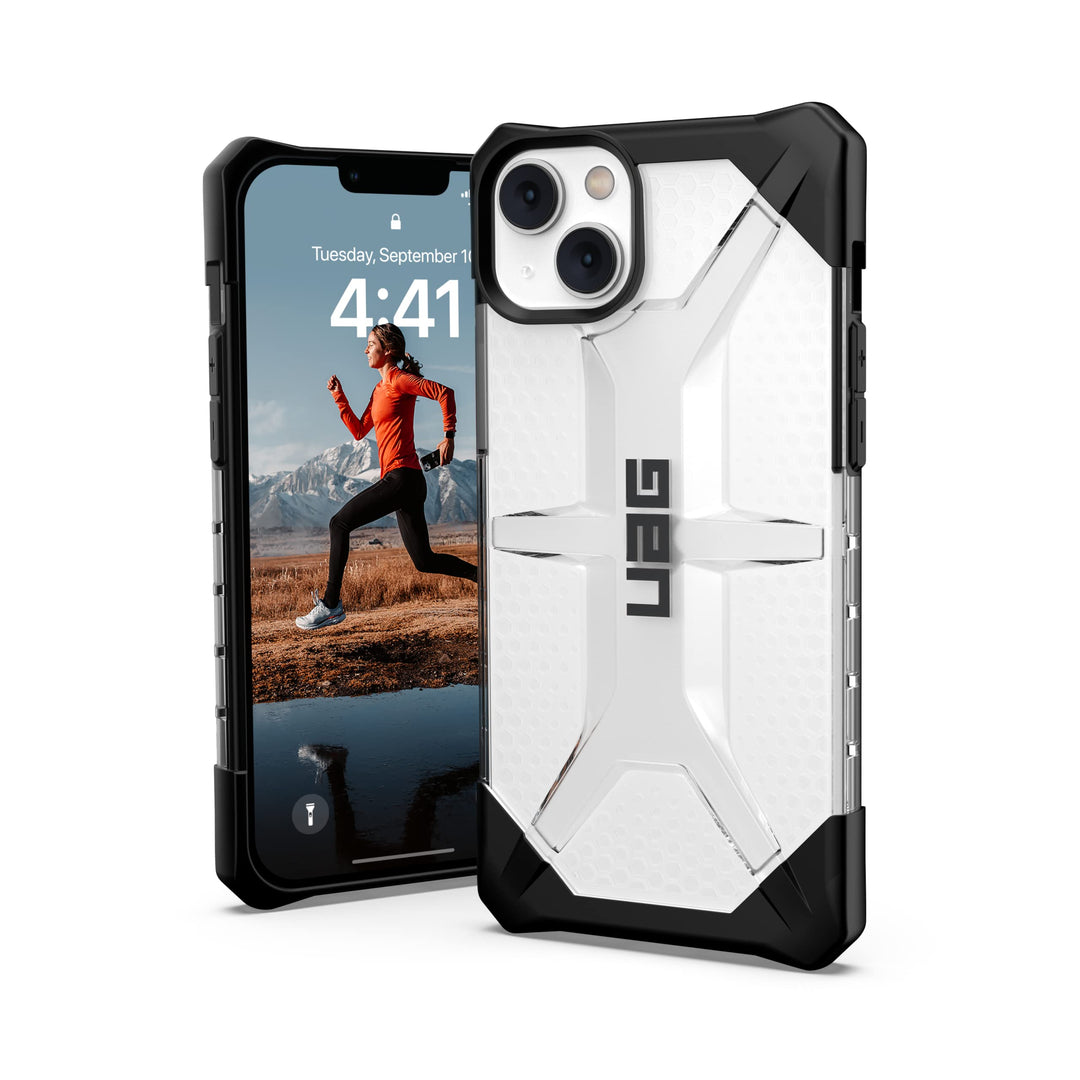 URBAN ARMOR GEAR Plasma Hülle kompatibel mit Apple iPhone 14 Plus [Wireless Charging kompatibles Cov