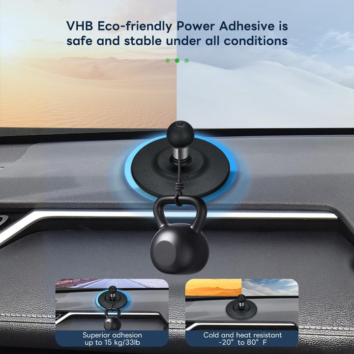 FANAUE Kugelkopf Magnetständer Halterung Kompatibel mit Garmin GPS Mount Und Doppelsockelarm, Kugelk