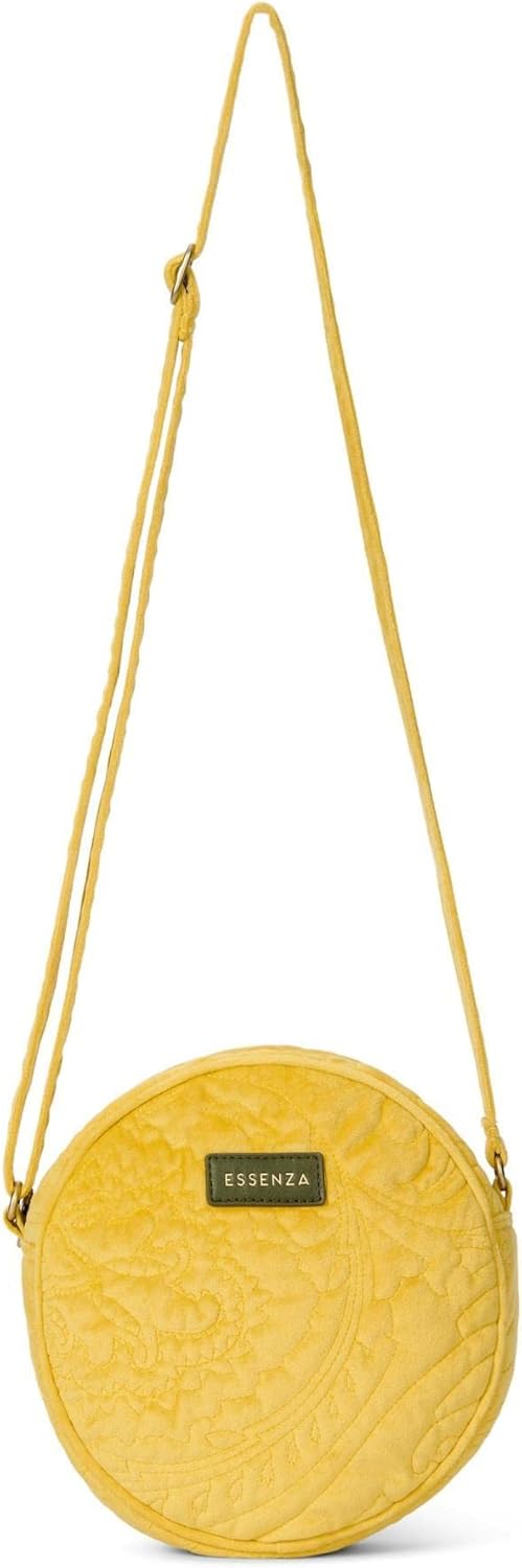 ESSENZA Schultertasche Reese Velvet Grösse One Size Gelb, Gelb