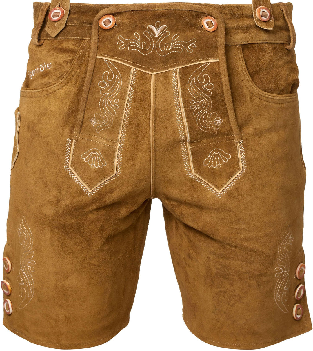 Steigenhöfer Manufaktur - Echtledertrachtenhose mit Trägern - Für Oktoberfest, Feierlichkeiten und E