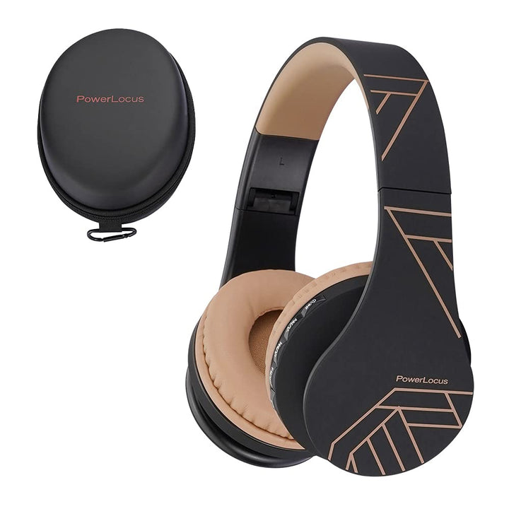 PowerLocus P1 Bluetooth Kopfhörer Kabellos, Wireless 5.0 Bluetooth Kopfhörer Over-Ear, Over Ear Kopf